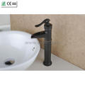 High Body Black Teekanne Wasserfall Messing Bad Becken Wasserhahn (Q14607HB)